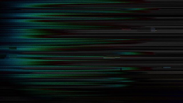TV Glitch noise distortion, CRT tv screen no signal glitch effect. Signal Disturbance Broken Monitor, VHS static noise glitch overlay 4k video