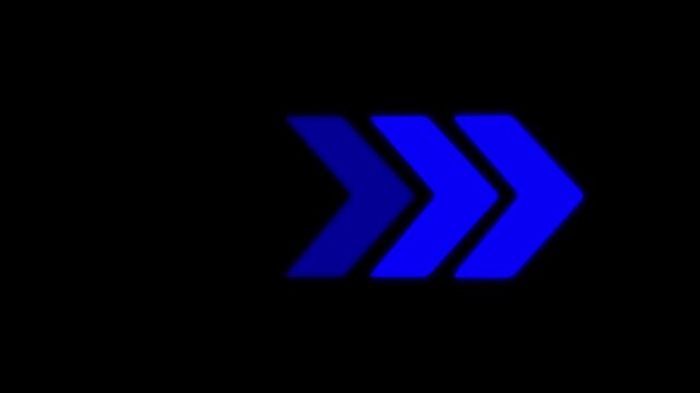 Animated arrows for the overlay video layer. swipe up animation. Blinking arrow navigation.