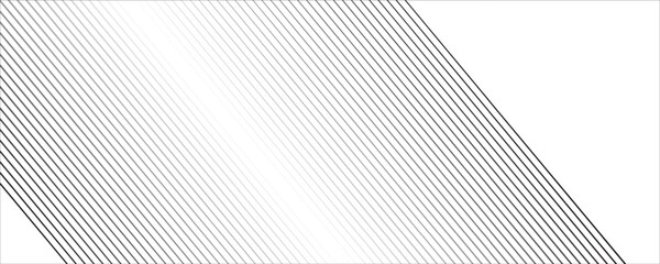 Tekstur gradasi halfton baris miring. Latar belakang gradien strip diagonal memudar. Latar belakang pola hitam serong. Kertas dinding garis paralel tipis menghilang untuk overlay © yakult