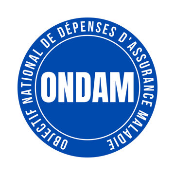 Symbole ONDAM, objectif national de d&eacute;penses d'assurance maladie en France