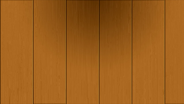 Minimalist clean brown wooden plank fence wall backdrop with soft overhead lighting