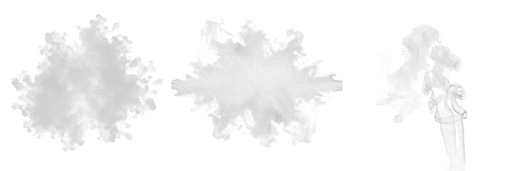 Fluffy Soft White Feather Texture Abstract Visual Design Element On Transparent Background © new
