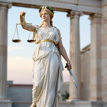 Dike, the Greek goddess of justice and fair judgment