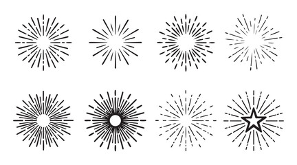 Obraz premium star explosion fireworks art design