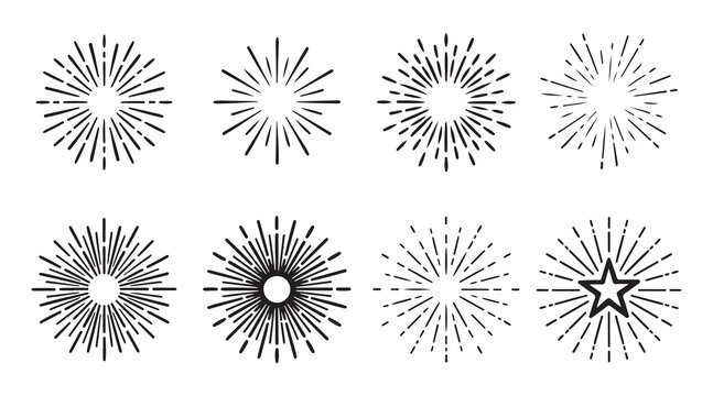 star explosion fireworks art design