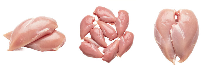 Raw skinless chicken breast fillets fresh poultry meat organic protein healthy diet cooking © Rama