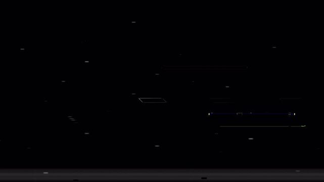 Abstract Digital VHS Noise Glitch Overlay with Static Scanline Effect