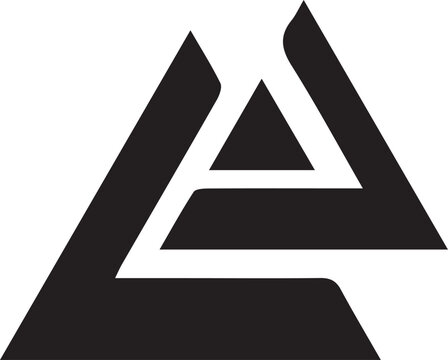 black font letter a