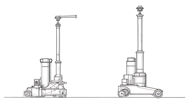 Industrial Robotic Machines with Tall Vertical Extensions on Rails