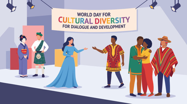 World Day for Cultural Diversity Celebration with Diverse People