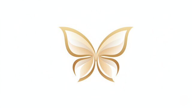 Golden butterfly design