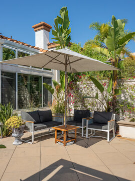 Backyard garden in Irvine California.