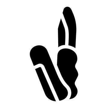 Pocket knife Solid icon