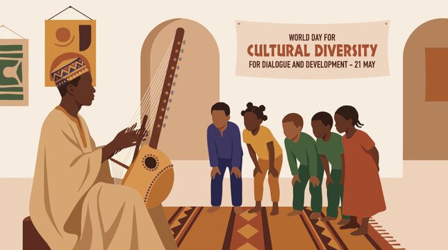 Traditional African music for World Cultural Diversity Day
