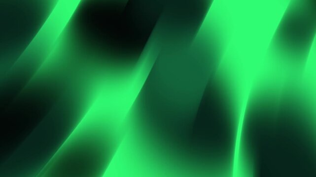 Abstract green and black wave pattern with glowing effect