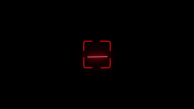 scanner neon glow animation isolated futuristic icon fingerprint biometric scanning neon animation isolated digital neon fingerprint scanner shine animation