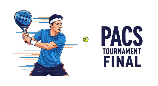 Dynamic Padbol Player Action In Championship: PACS Tournament Final Illustration