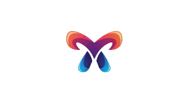Colorful abstract logo symbol icon.