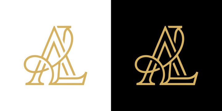 Elegant golden monogram design reflecting sophisticated brand identity and timeless luxury, perfect for corporate or personal branding endeavors with a classic and refined aesthetic