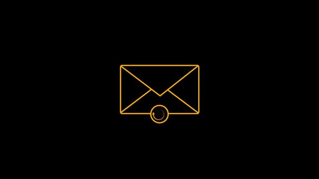 Refresh mailbox contents concept icon design. Message folder restart icon for web.restart sign.
