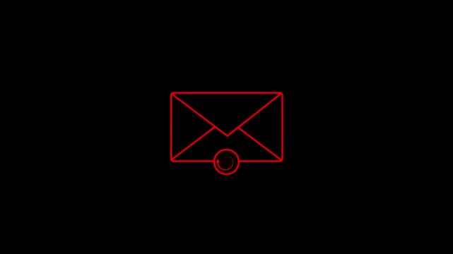 Refresh mailbox contents concept icon design. Message folder restart icon for web.restart sign.
