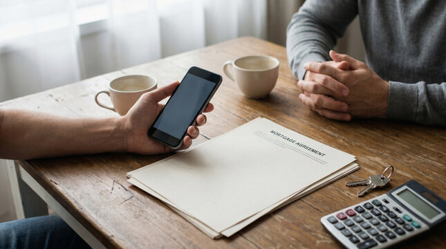 First home buyer payment discussion around mortgage paper