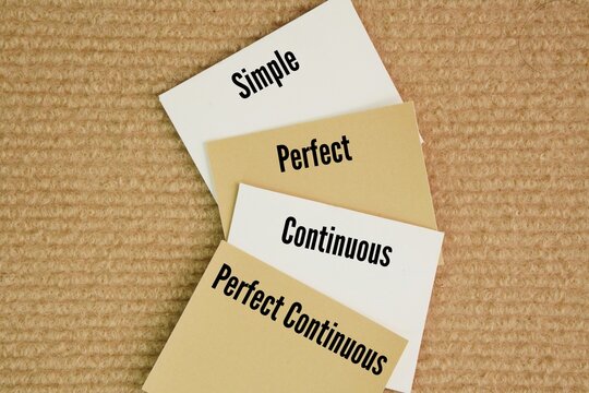 What are the 4 main verb tenses? simple, perfect, continuous , and perfect continuous word.  In English, each of these tenses can take four main aspects