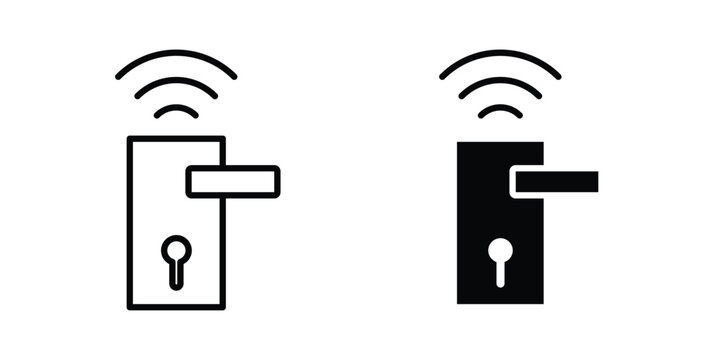 Smart lock icon simple Icon suitable for projects