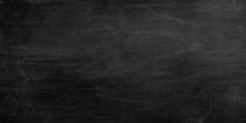 Dark gray wall scratched blackboard texture with empty space for writing or drawing © Namira