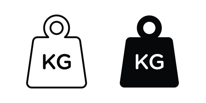 Weight icon simple Icon suitable for projects