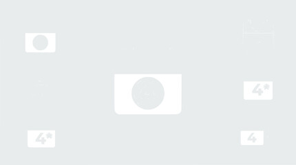 Fototapeta premium Camera Lens Focus Target Circles and Degree Symbols on Gray Background