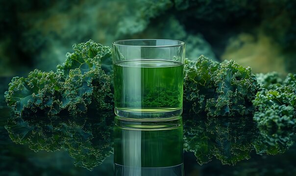 Invigorating green elixir: A kale-infused beverage for revitalized wellness