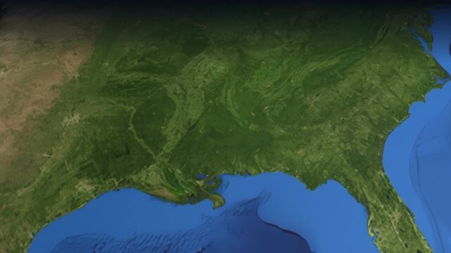 Animated Flight Path Map from Dallas USA to Bangalore India