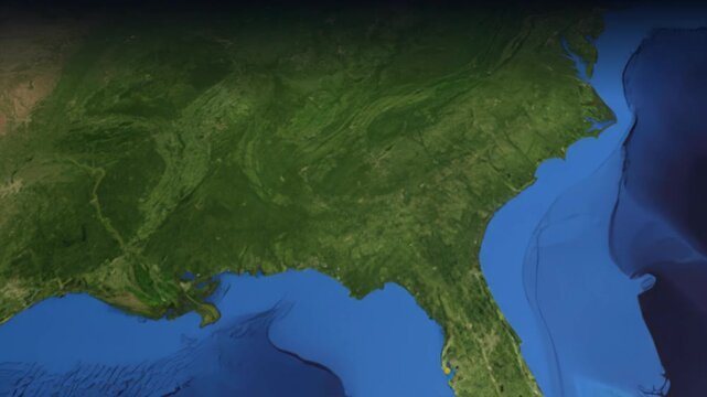 Animated Flight Path Map from Dallas USA to Paris France