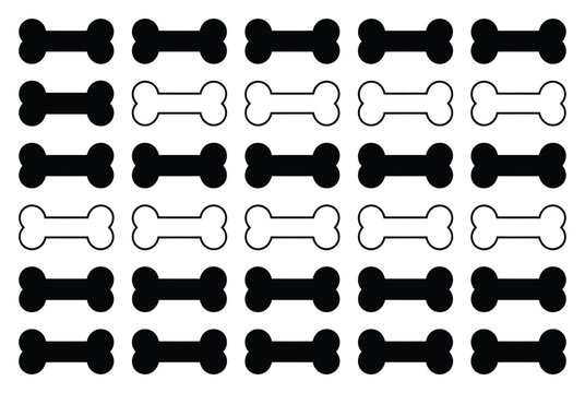 Bone Pattern Vector Illustration
