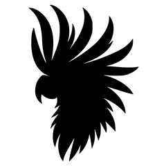 Black cockatoo design © Breck