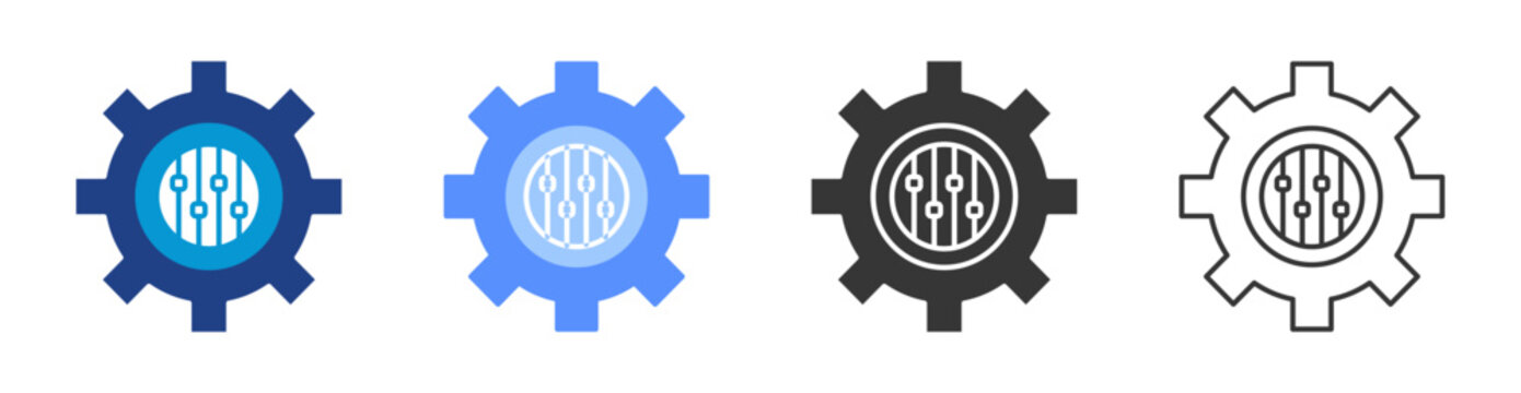 Mass Customization  icon set multiple style collection	
