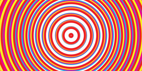Naklejka premium Rainbow gradient with a spinning effect on the circle, forming an elegant abstract.