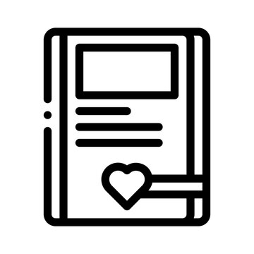 guestbook line icon