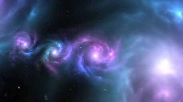 Cosmic Multicolor Glow Gradient Background