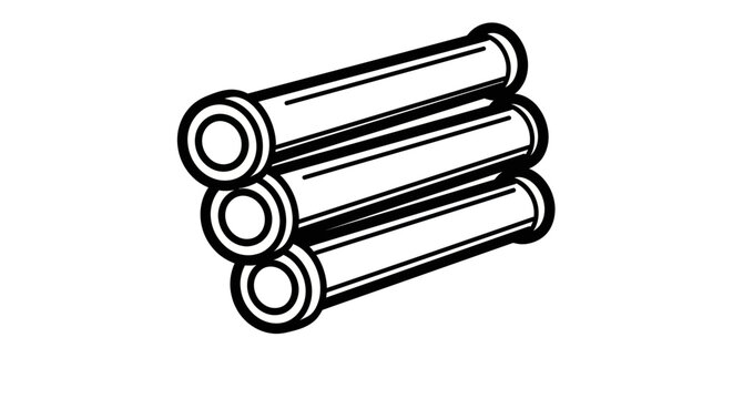 Optical Illusion: Impossible Object, Impossible Tubes, Escher Style