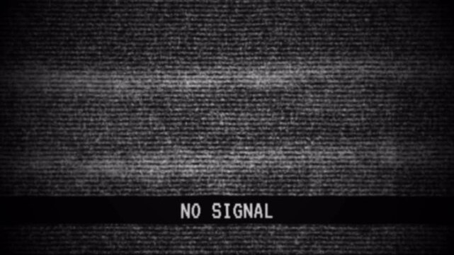 Tv static noise glitch no signal