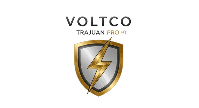 Voltco Trajuan Pro Pt logo design.