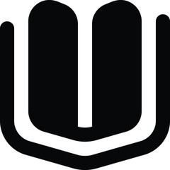Abstract minimalist letter u logo design © Sumon 