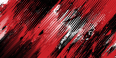 Gaming esport background striking stripes electric banner vector illustration design red black grunge brush wing comic pattern modern abstract concept livery stripes decal paint splash splatter.eps 10 © Samsul