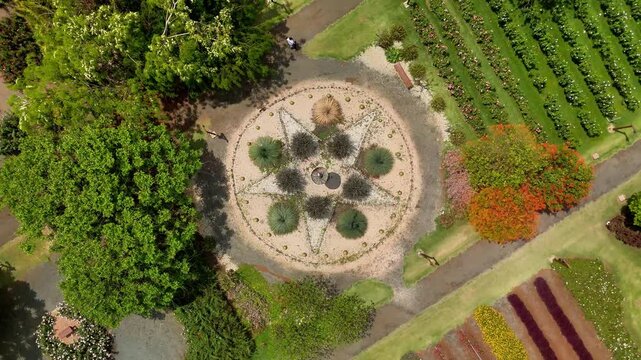 Imagens a&eacute;reas do Bloemen Park de flores - Holambra, S&atilde;o Paulo, Brasil - 10 de outubro de 2025