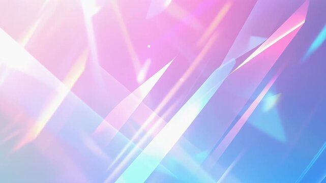 虹色の光が広がる幻想的なホログラム背景テクスチャ素材　ピンク　水色