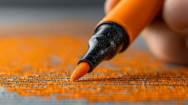 Hand Drawing Abstract Code on Paper Background - Digital Coding Concept
