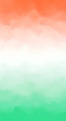 Fototapeta premium Vibrant india independence day flag colors gradient background celebrating freedom