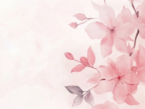Delicate cherry blossom blooms nature scenery floral art soft background aesthetic view serenity in bloom